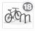 18 bike racks