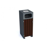Bins with ashtray