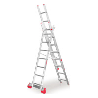 Three-section universal ladders