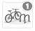 1 bike racks