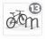 13 bike racks