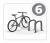 6 bike racks