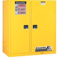 JUSTRITE 89-DD-Sure-Grip® EX dubultā trumuļa drošības skapis-Justrite Sure-Grip® EX dubultā trumuļa drošības Yellow, 86x150x165.1, 435 L