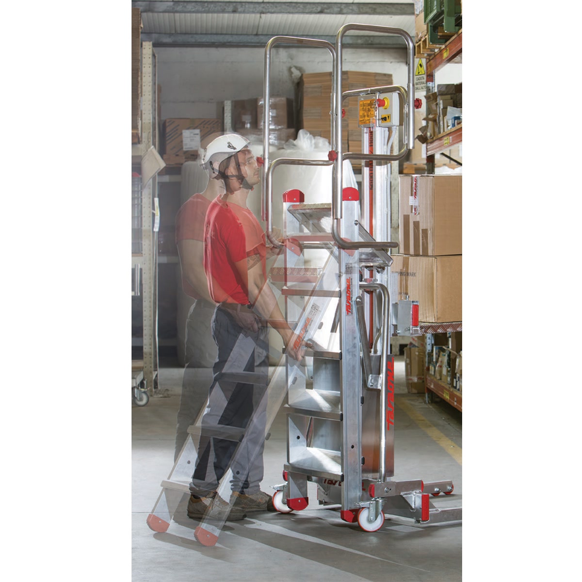 Order picking platform with electric lift Faraone PIK120 - Photo 72030