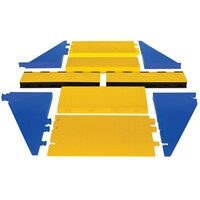 PYJWSA3-Yellow Jacket® 3 kanalų AMS rinkinys 1 šaškių 3 kanalų tvirtas AMS kabelio apsaugos rinkinys