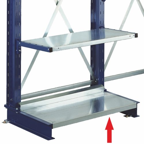 Pedestal shelves 1300 x 400 mm