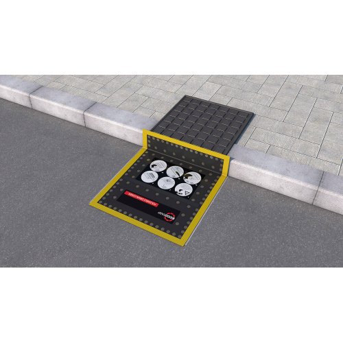 Folding membrane sewerage stopper