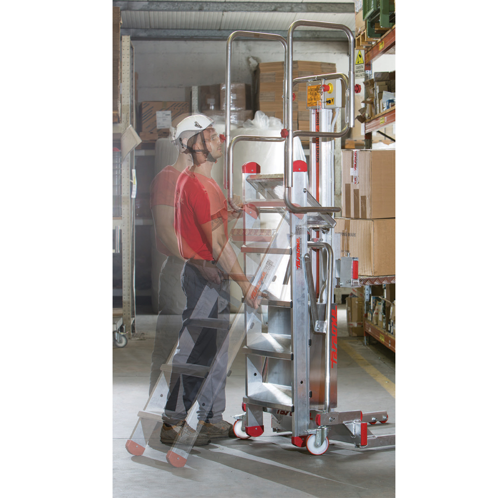 Faraone PIK 120 — Noliktavas platforma ar kāpnēm - Fotoattēls 70676