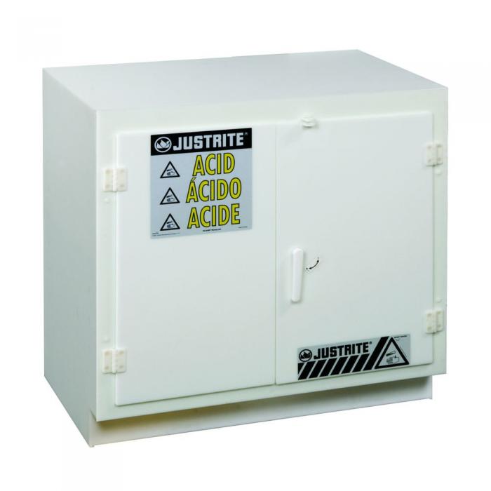 2401-Solid Polyethylene Acid Cabinets-Justrite Solid Polyethylene Acid Cabinets