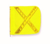 WRF-Warning Whip Replacement Flag-Checkers Grey