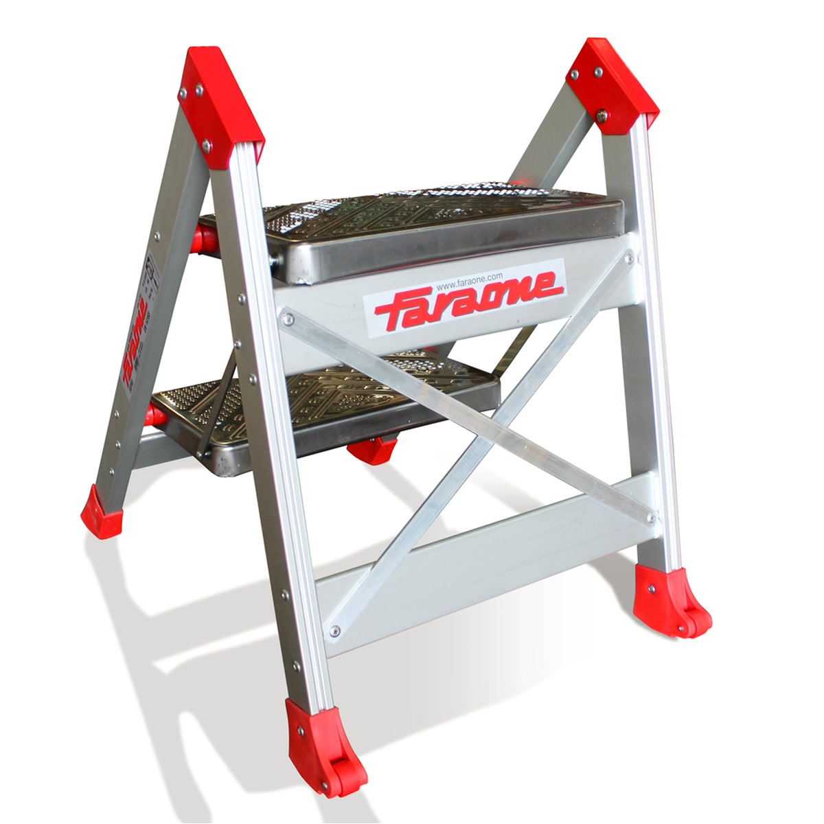 Alumīnija kāpnes ar platformu Faraone SGP - Fotoattēls 72059