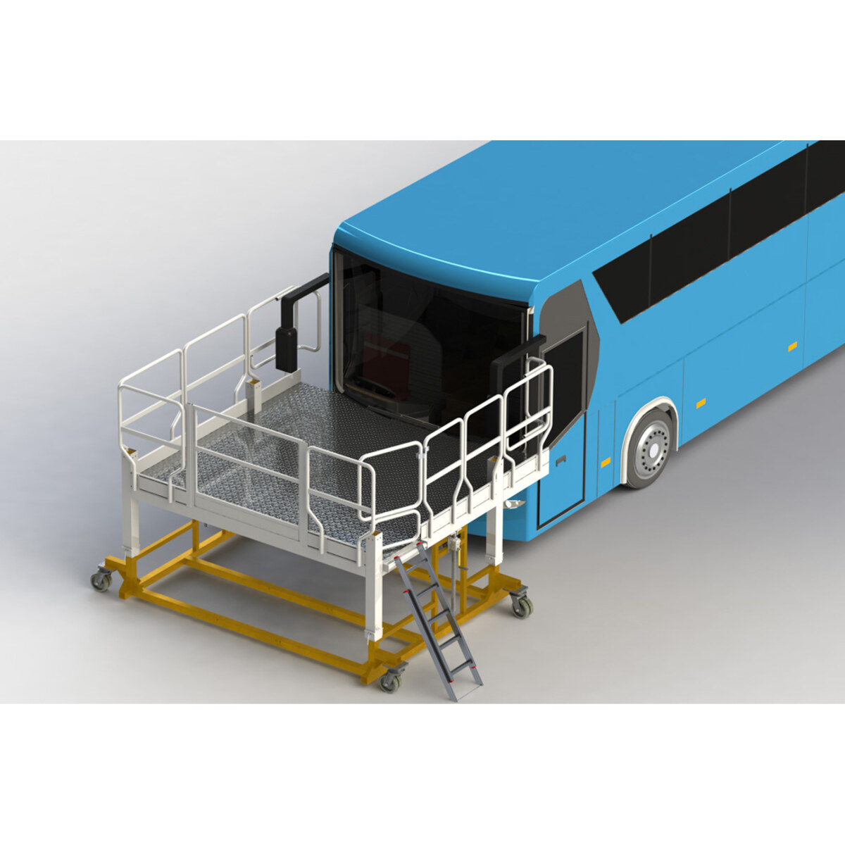 Autobusų priekinės dalies priežiūros platforma Faraone PL1013