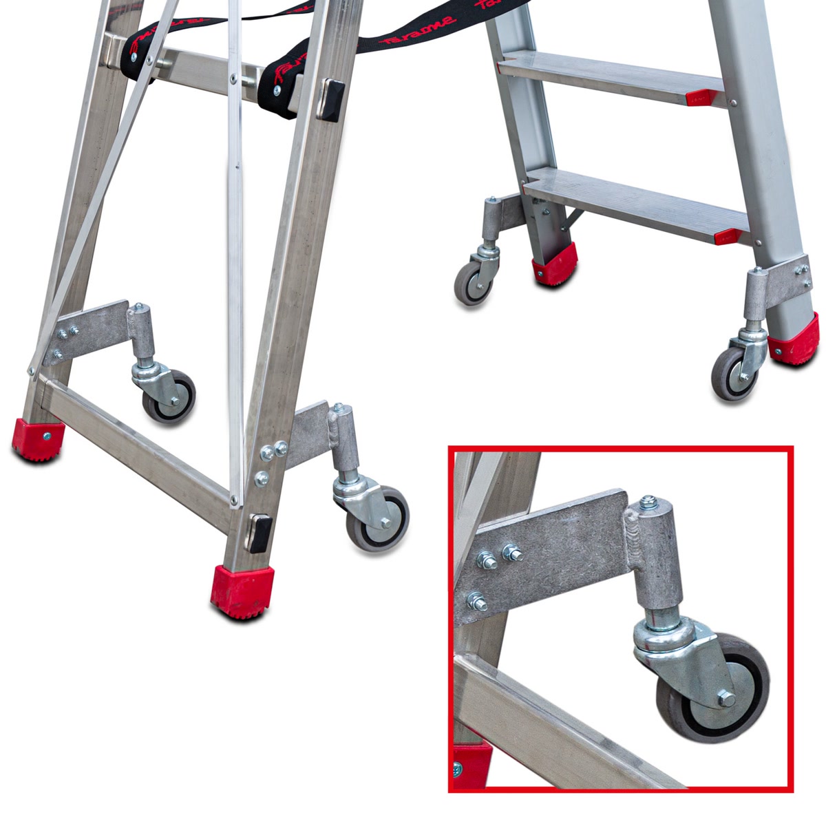 Professional aluminium platform step ladder Faraone LADY - Photo 72090