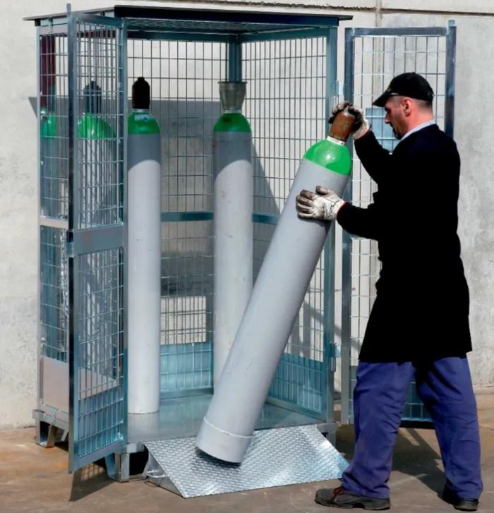 GSF-Folding gas cylinders cage-Sall  155 x 121 x 2