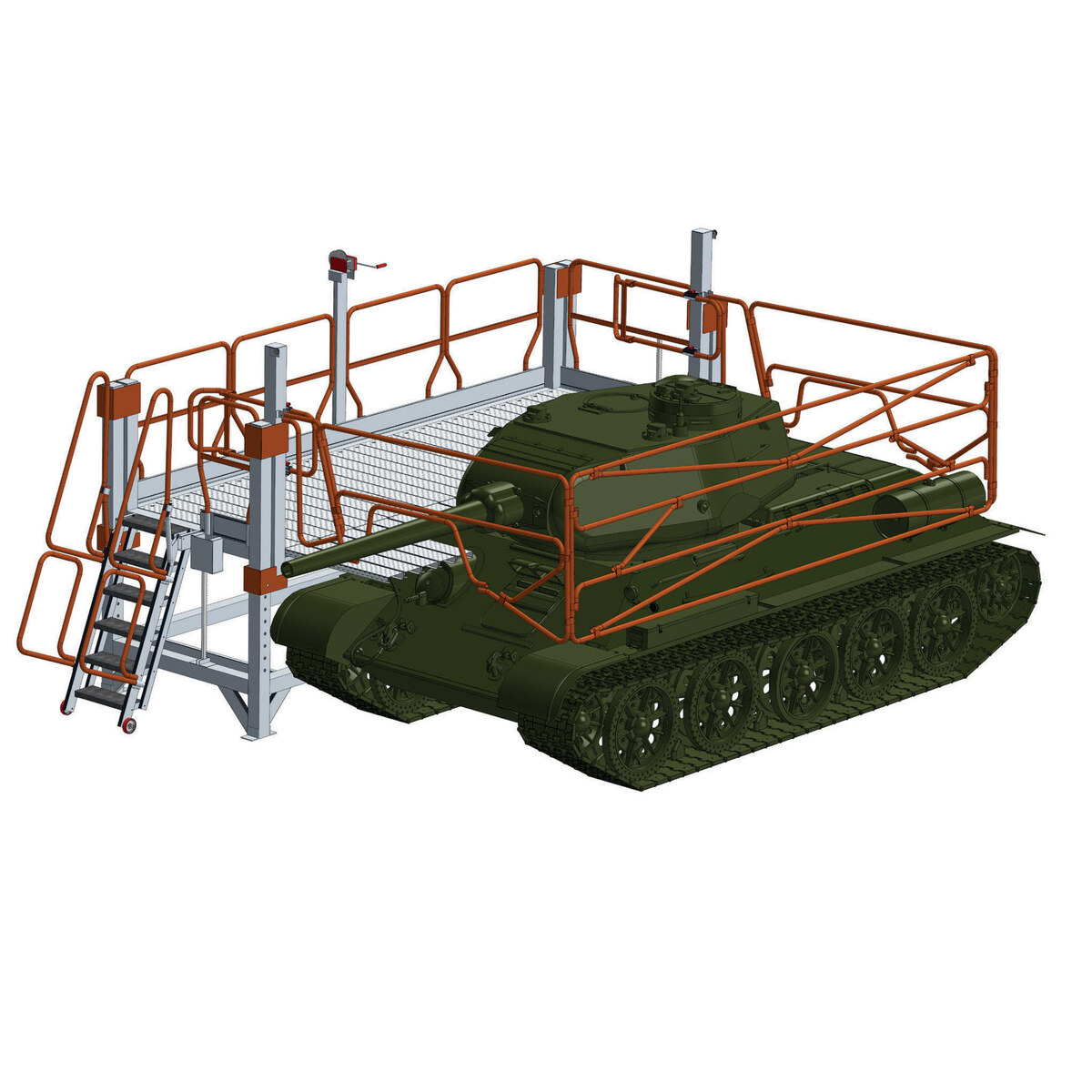 Tankų priežiūros platforma Faraone PL1039