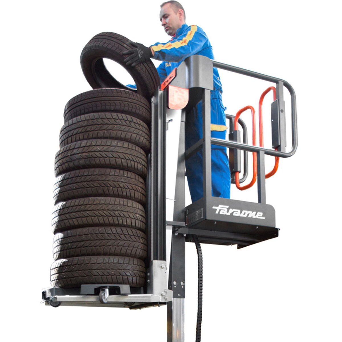 Padangų komplektavimo keltuvas Faraone ELEVAH 5 Tires - Nuotrauka 72400