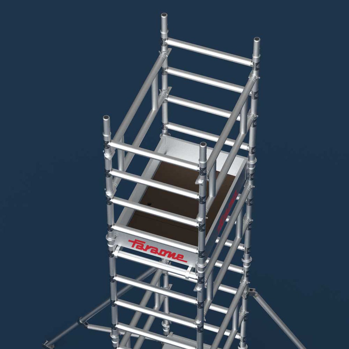 Mobile scaffold tower Faraone TOP SYSTEM 75 x 105 cm - Photo 72274