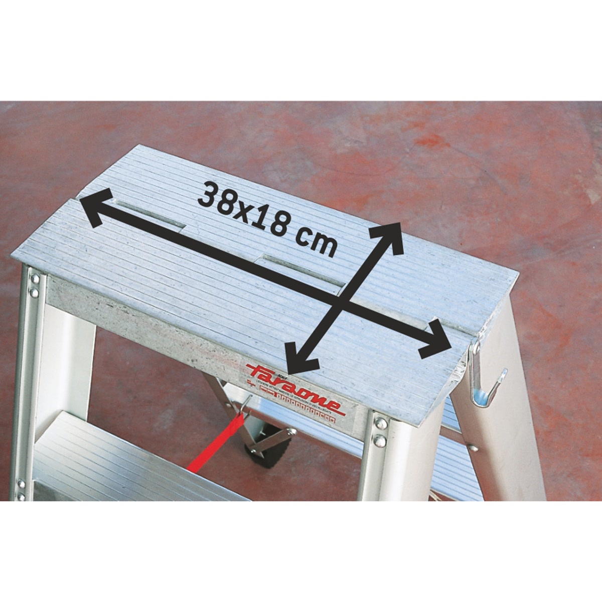 Double-sided step ladder with wide steps Faraone ND - Photo 71953