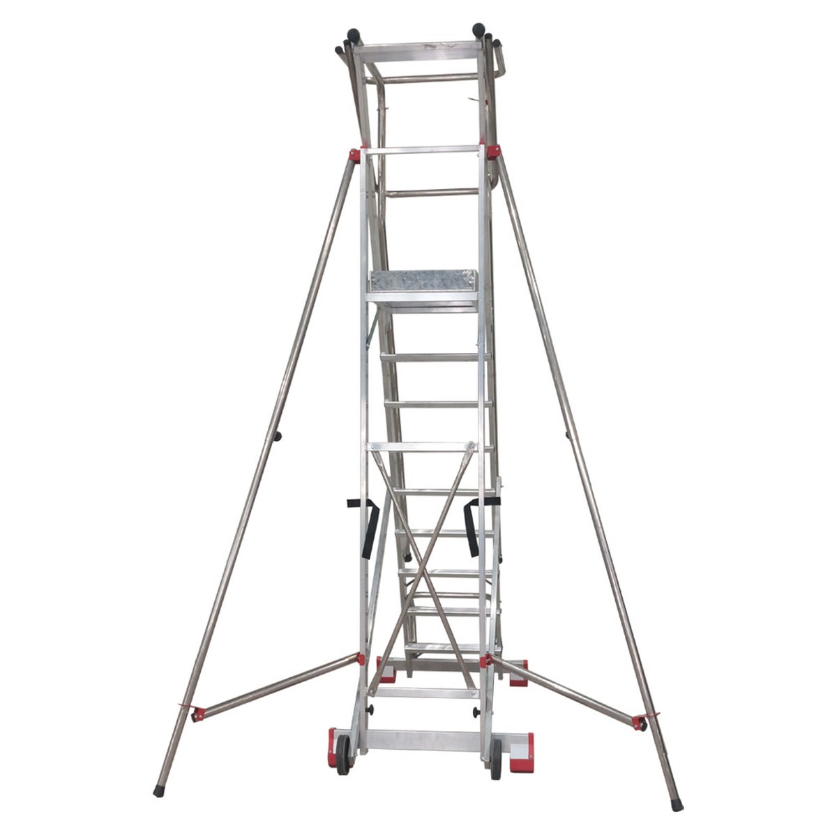 Warehouse platform ladder with stabilizers Faraone MFT.7 - Photo 72110
