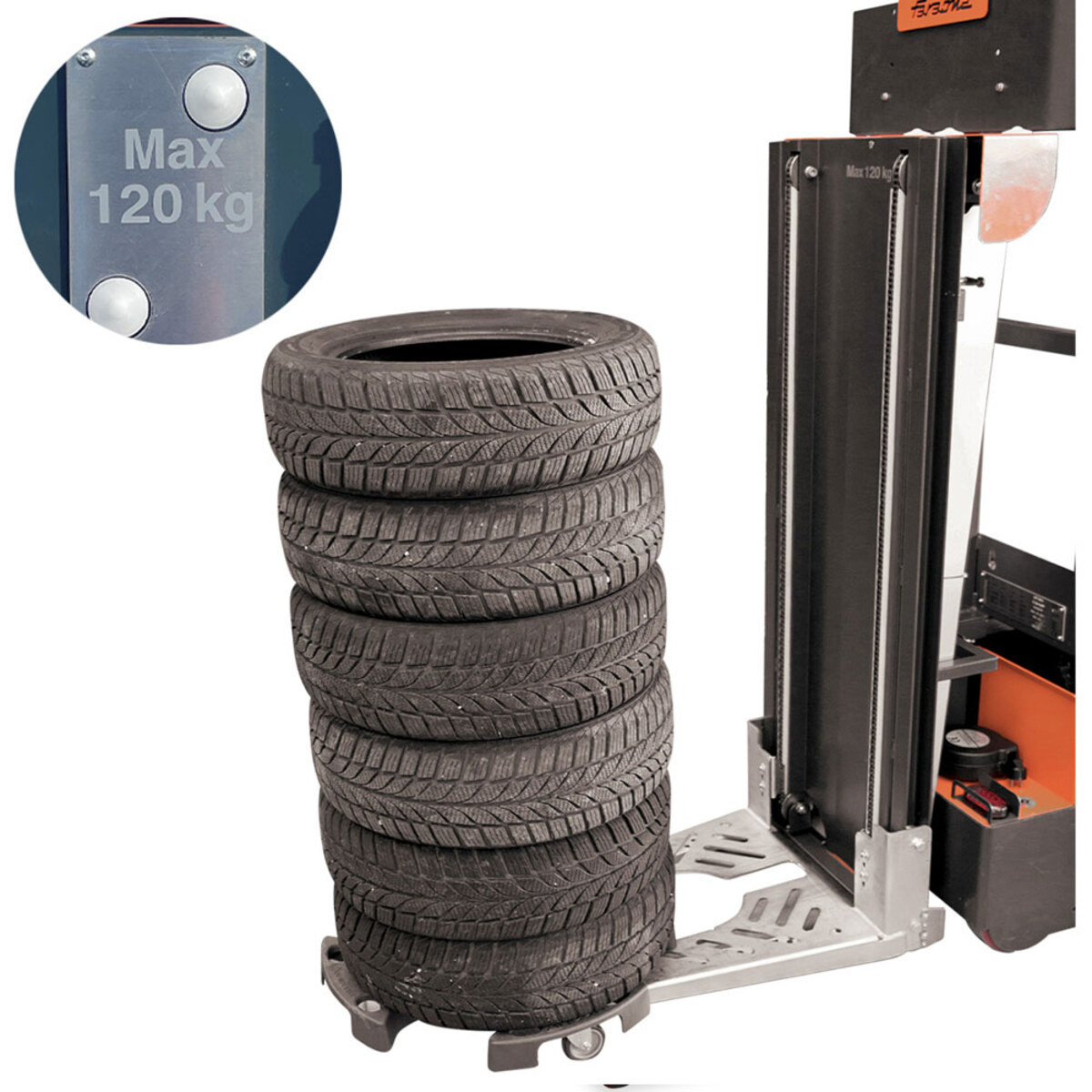 Padangų komplektavimo keltuvas Faraone ELEVAH 5 Tires - Nuotrauka 72399
