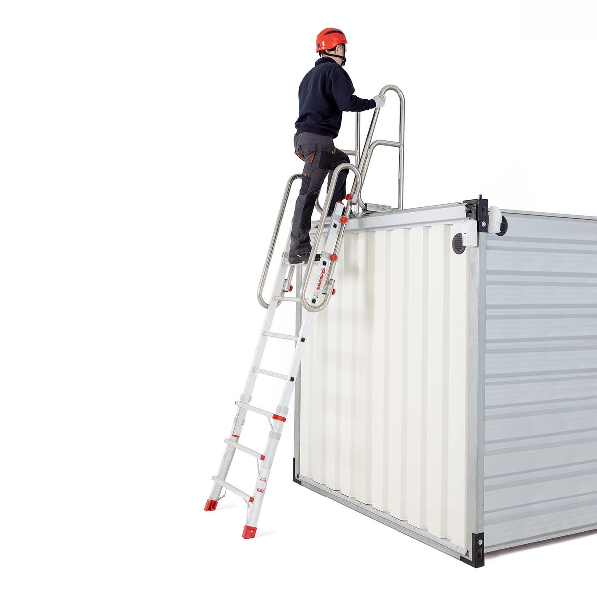 Folding truck ladder with platform Faraone SCRT - Photo 71933