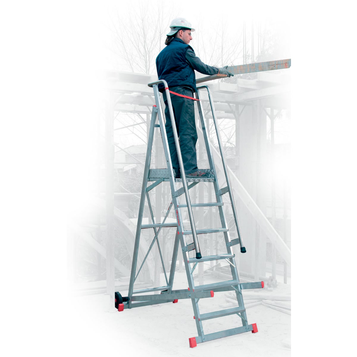 Platform ladder with protected work area Faraone SM - Photo 72069