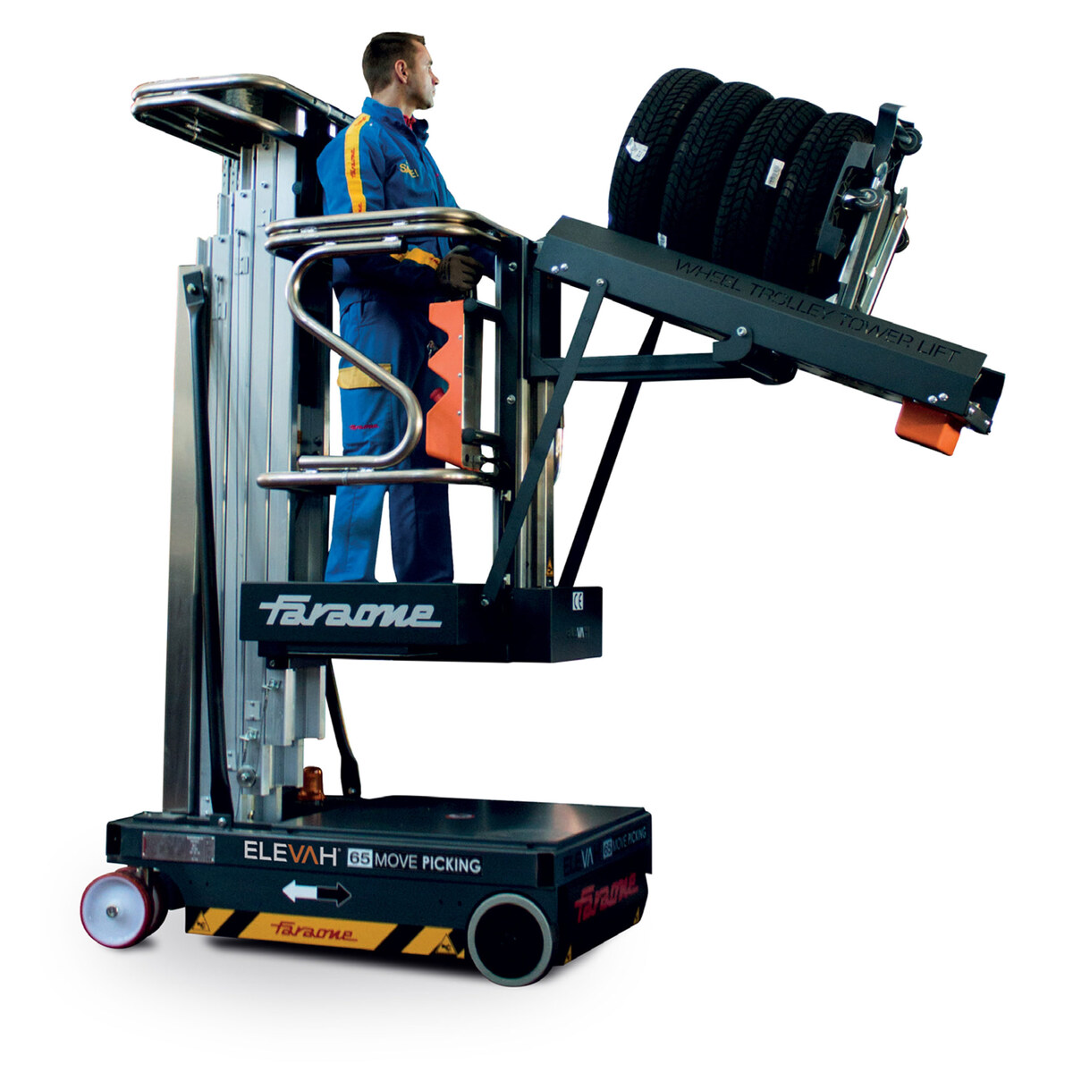 Speciali padangų sandėliavimo sistema Faraone 65 Move Picking PF1