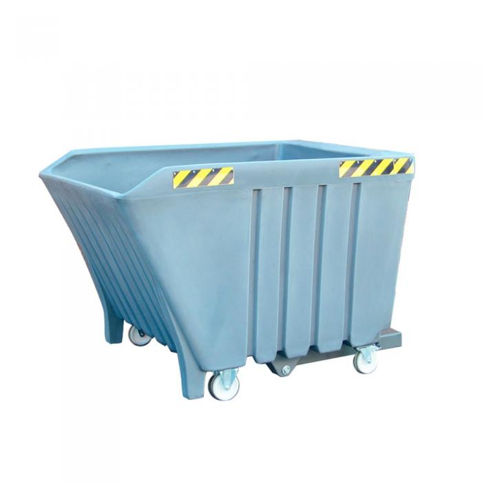 LTP-1000L Roll Forward Polyethylene Tipping Skips-Sall 1000L HDPE Tipping Skips 165 x 119 x 10