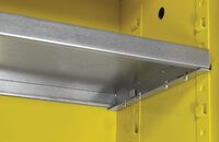 8912207-Justrite Compac skapis uzliesmojošām vielām 45 l, pašaizverošas durvis, dzeltens - Fotoattēls 67066