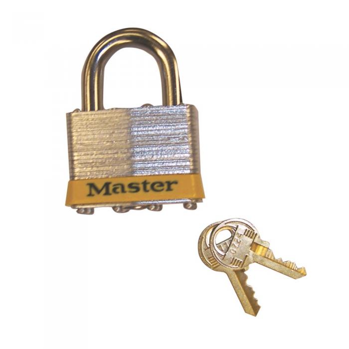 29933-Padlock Master Lock® No. 5 with 3/8" shackle for lockable safety cabinets-Justrite   Stee