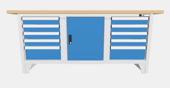 Modular workbench 200 x 700 x 800