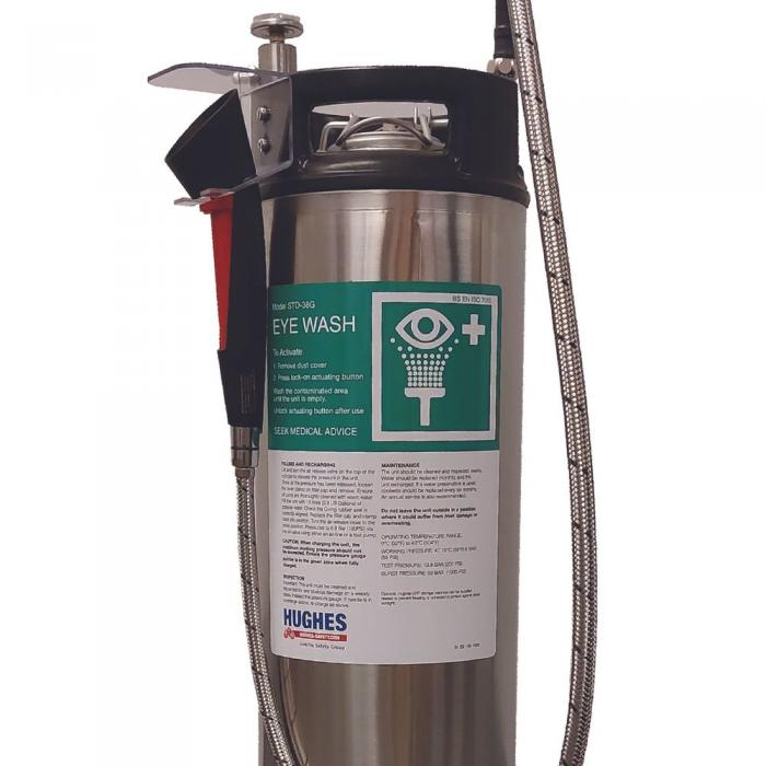 38G-Portable Emergency Eye/Face/Body Wash-Hughes Portable Emergency Eye/Face/Body Wash