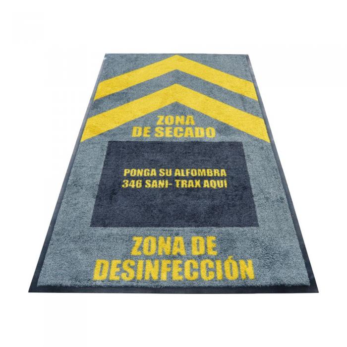 173-19-Deco Design™ Disinfection & Dry Zone Mat-Notrax Absorbent carpet mat for use with the 346