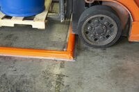 28490-Make-A-Berm, Heavy Duty Straight Section-Justrite Orange - Photo 67864