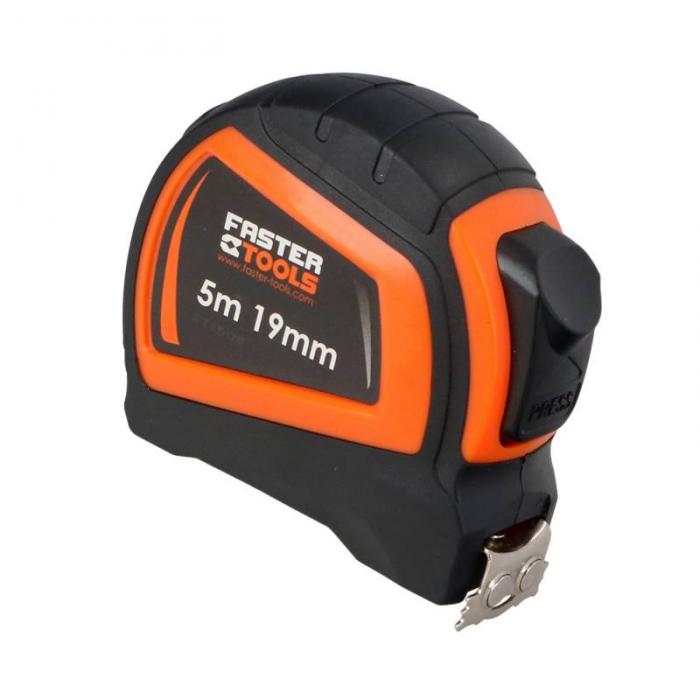 FASTER TOOLS tape measure 5m 19mm
