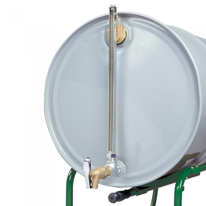 08533-Cast-Iron Horizontal Fill Drum Gauge with Faucet-Justrite