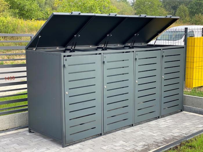 Construction for waste containers III 4x120l - Photo 46055