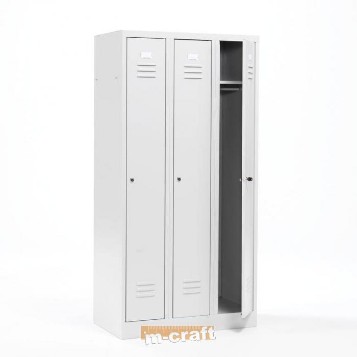 Wardrobe, 3 sections, 3 doors 900 x 1800 x 500