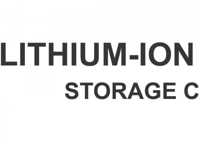 29018-Lithium Ion Battery Storage Application Label for Hazardous Material Safety Cabinets-Justrite