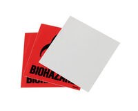25880-Label Kit for Biohazard cans, 3 labels and instructions, Code Compliant for California-Justrit