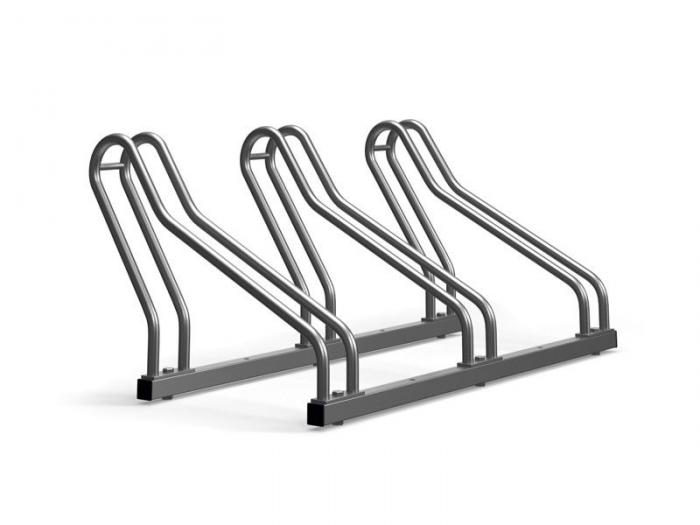 Cross-3 bike stand, stainless steel