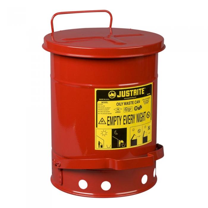 900-Oily Waste Cans-Justrite Oily Waste Cans