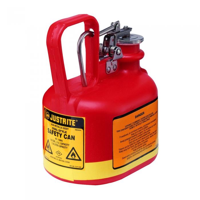 1406-Type 1 Poly Safety Cans-Justrite