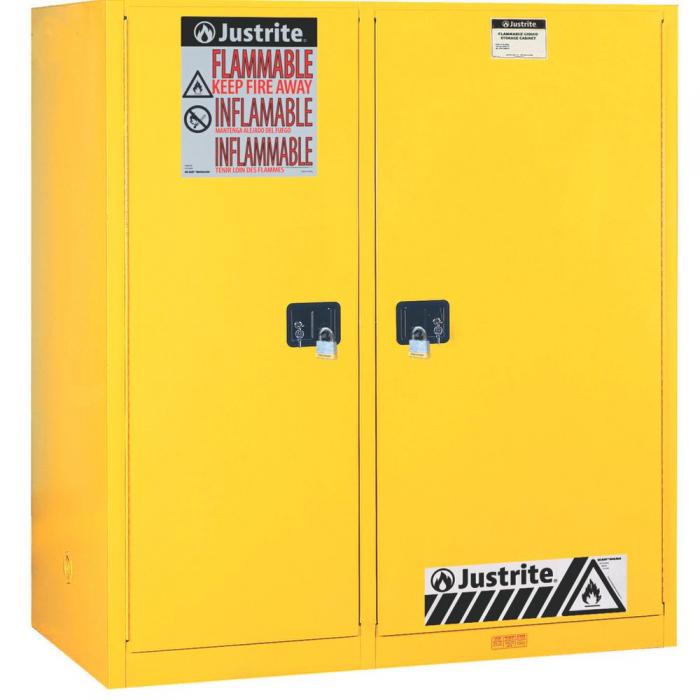 89-DD-Sure-Grip® EX Double-Duty Drum Safety Cabinet-Justrite Sure-Grip® EX Double-Duty Drum Safety C