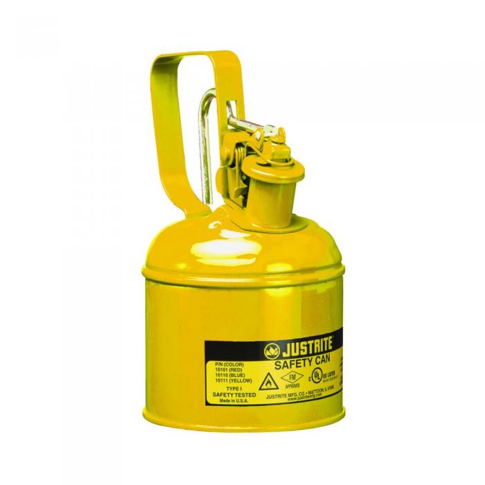1001-Type 1 Safety Cans-Justrite Type I cans protect workers reducing fire risks