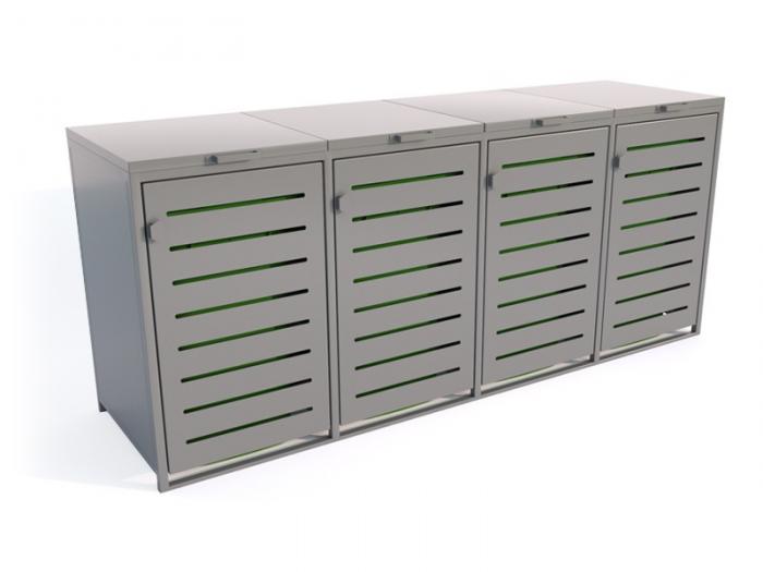 Construction for waste containers III 4x120l - Photo 46057