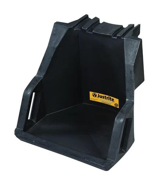 28671-EcoPolyBlend™ Drum Management Полка для раздачи крепится к модулю штабеля, переработанный поли