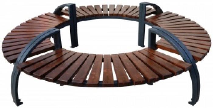 Bench - Round - metal