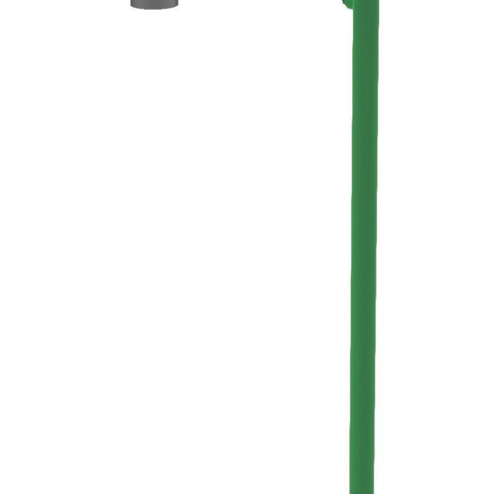 L85G-Powder coated stainless steel eye wash-Hughes Robust eye/face wash suitable for laboratories, e