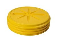 1600SLLD-Screw-On Lid Replacement for 1600SL Plastic Drum-Eagle Yellow